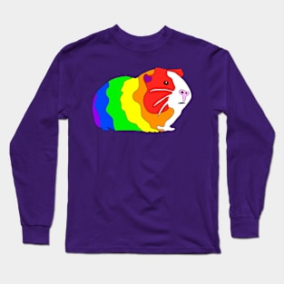 Rainbow Guinea Pig Long Sleeve T-Shirt